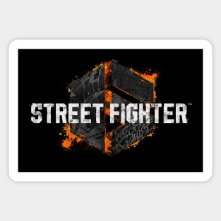 Street Fighter 6 Distressed Logo Sticker